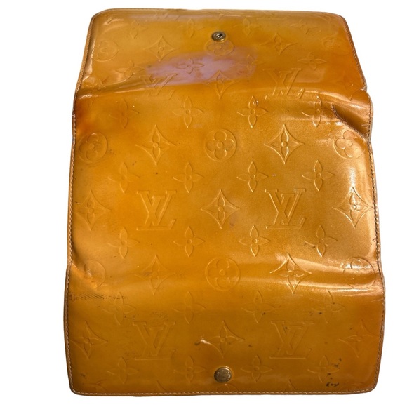LOUIS VUITTON Long Monogram Gold Vernis LV Sarah Portefeuille Vintage TH1023 - Picture 3 of 13